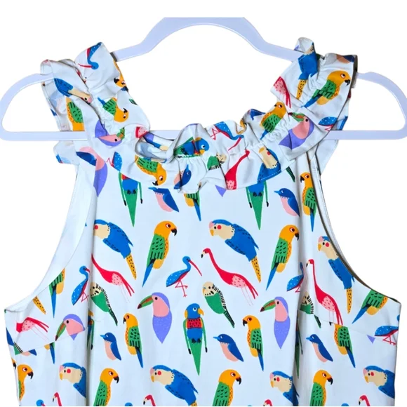Anthropologie Larke Parrot Shift Dress Size Medium - Picture 3 of 9